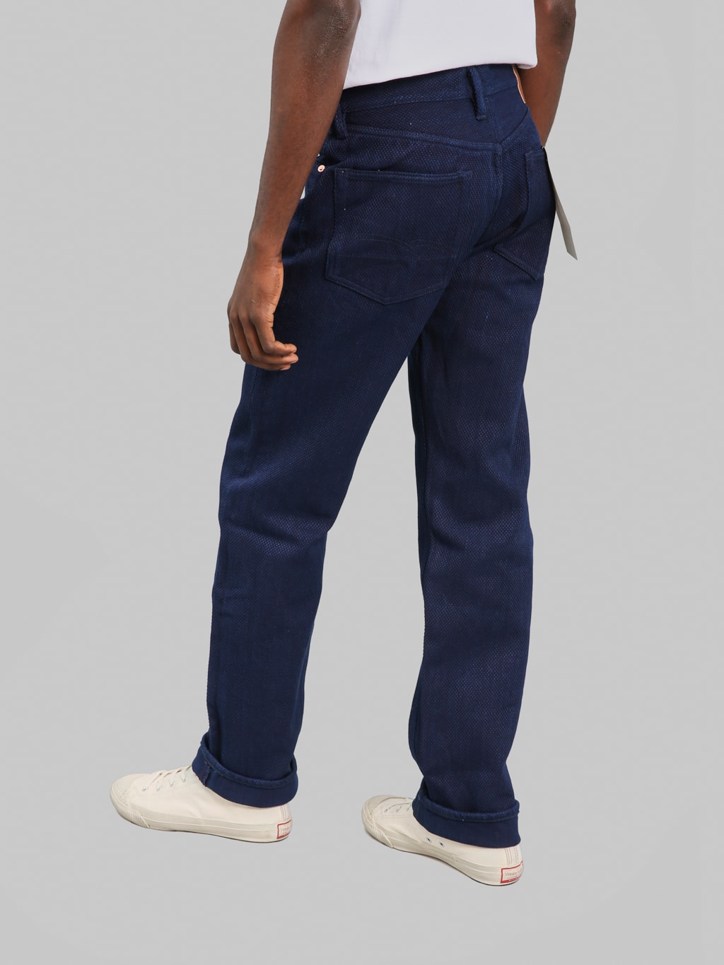 Studio DArtisan 1907 14oz Sashiko Regular Straight Jeans back fit