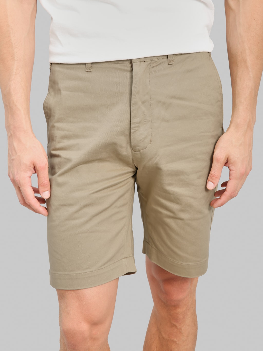 Studio D'Artisan 1925 Chino Shorts Beige
