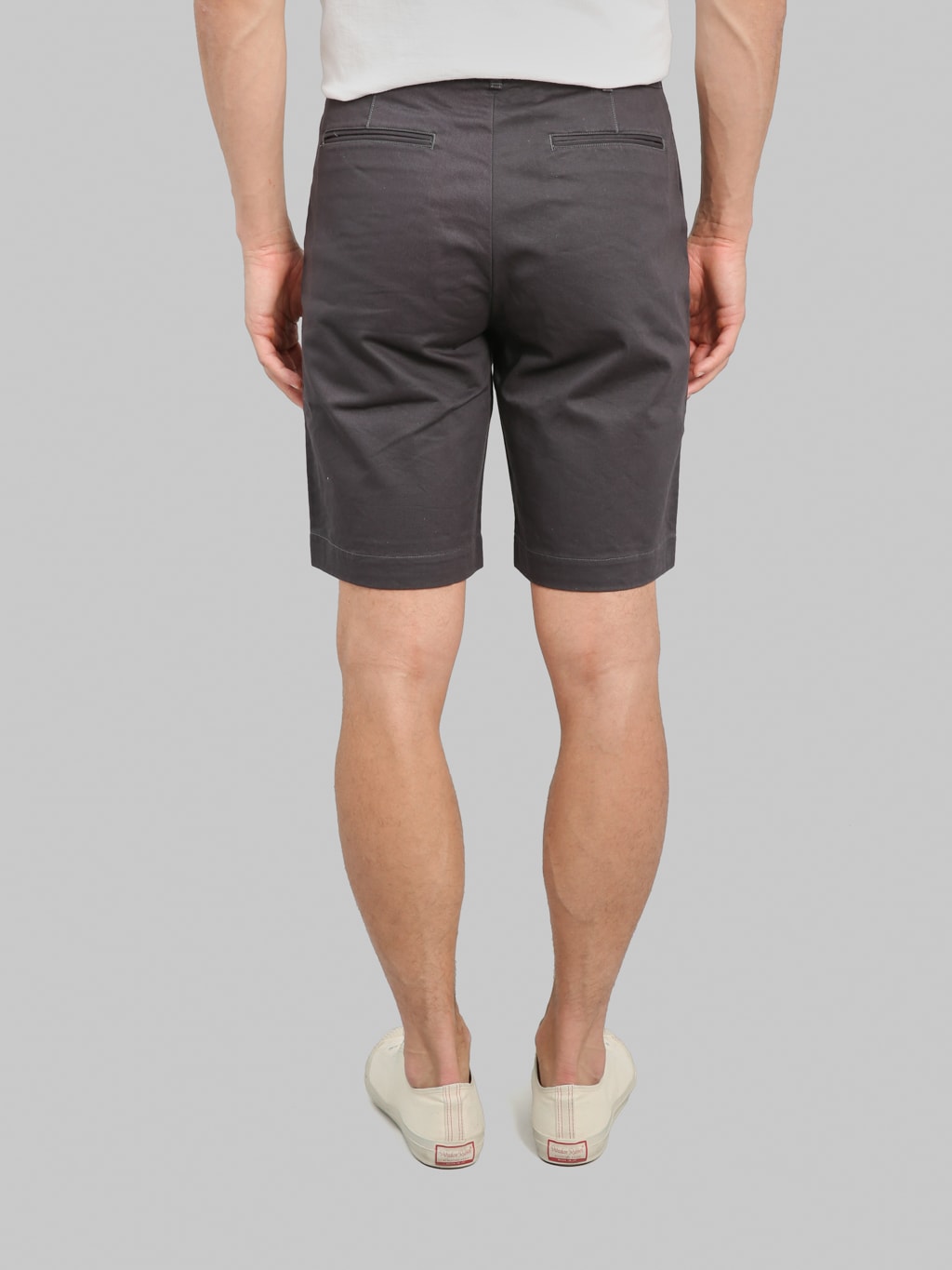 Studio D'Artisan 1925 Chino Shorts Carbon Black