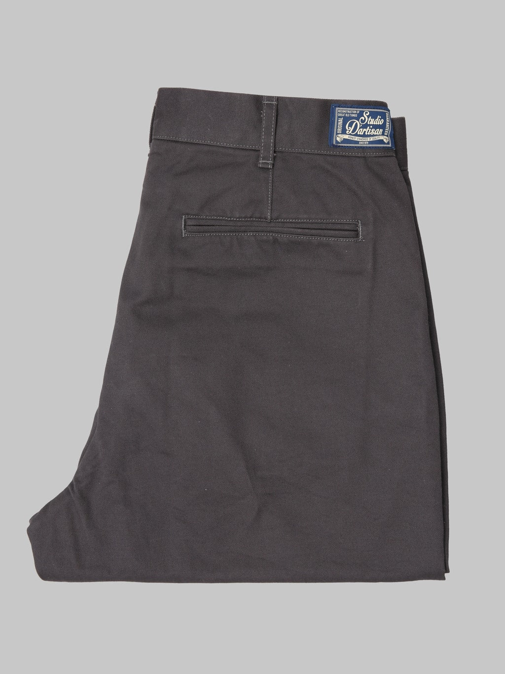 Studio D'Artisan 1925 Chino Shorts Carbon Black