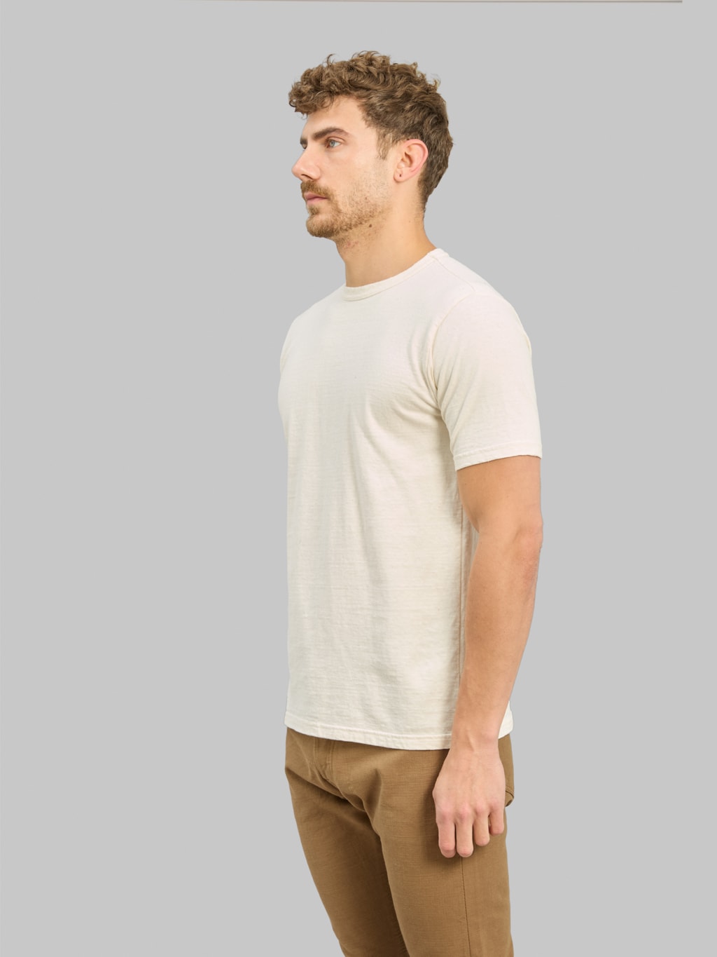 Studio DArtisan 8159 Upcycle TShirt Ecru side look