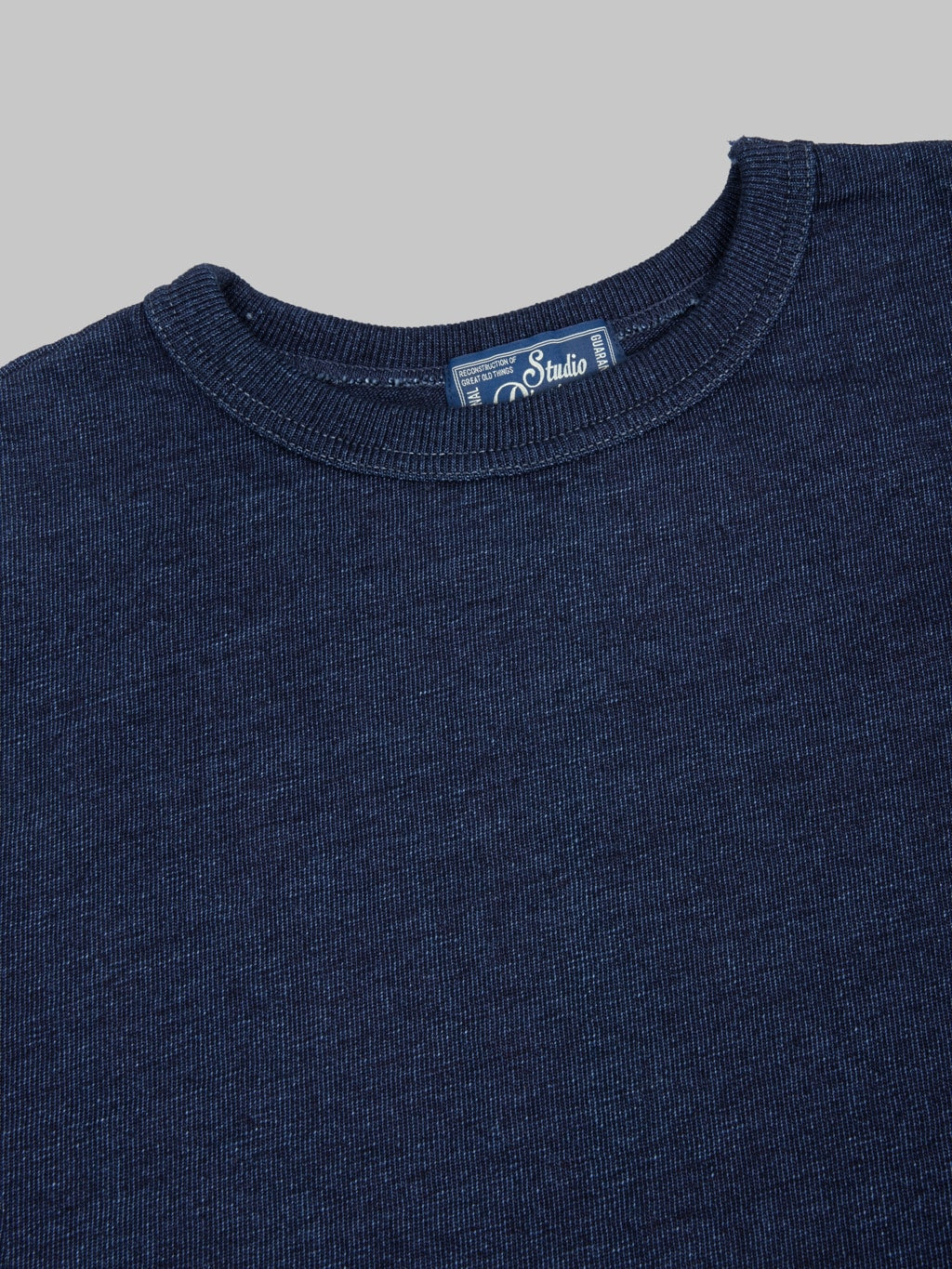 Studio D'Artisan 8199 Rope Dyed Indigo T-Shirt