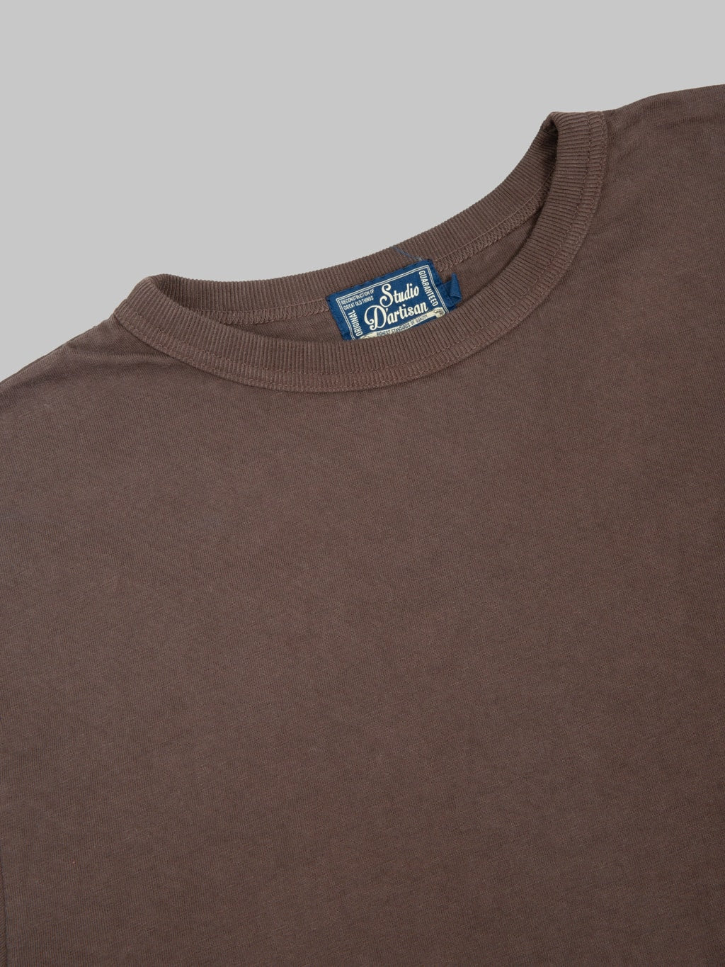 Studio D'Artisan 8204 "Ishikawadai" Tubular Jersey T-Shirt Charcoal Black