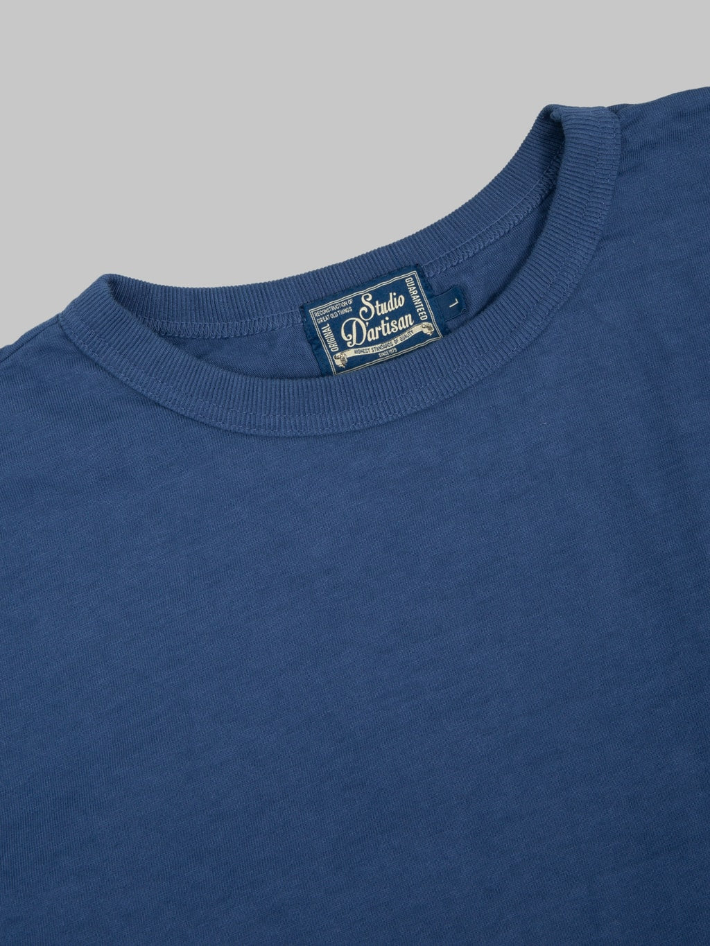 Studio D'Artisan 8204 "Ishikawadai" Tubular Jersey T-Shirt Navy