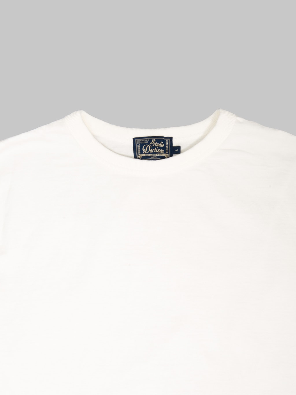 Studio D'Artisan 8204 "Ishikawadai" Tubular Jersey T-Shirt White