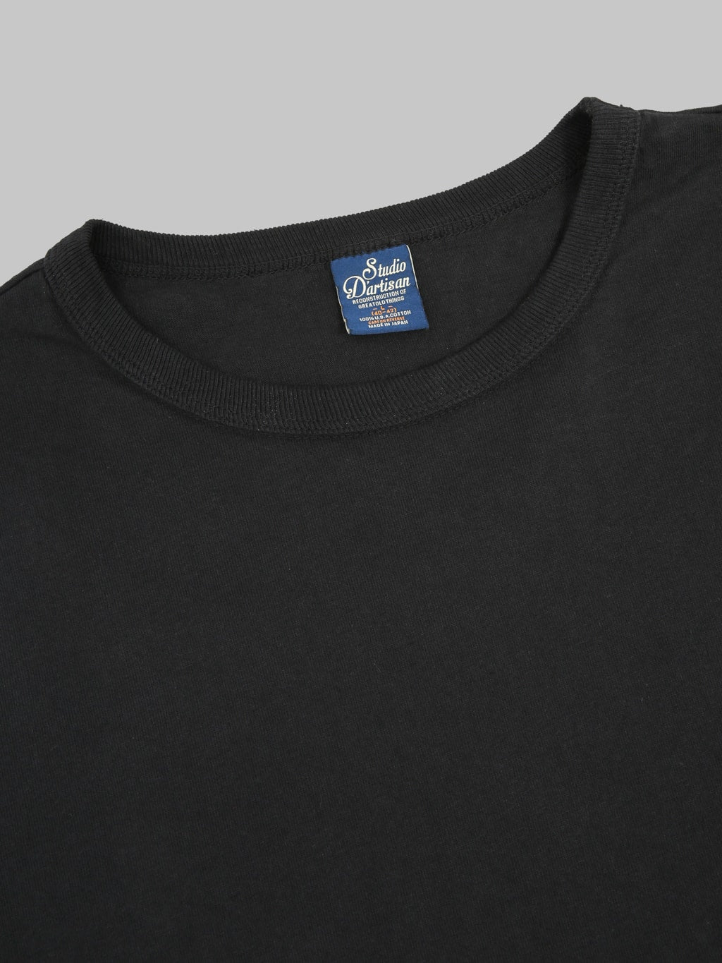 Studio DArtisan 9912 USA Cotton TShirt Black brand tag
