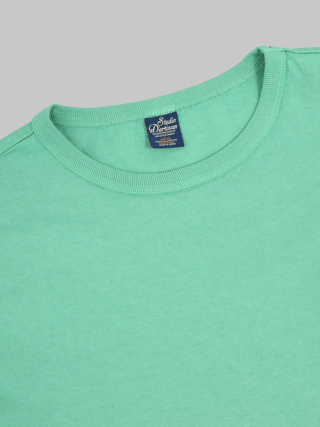 Studio DArtisan 9912 USA Cotton TShirt Green brand interior tag