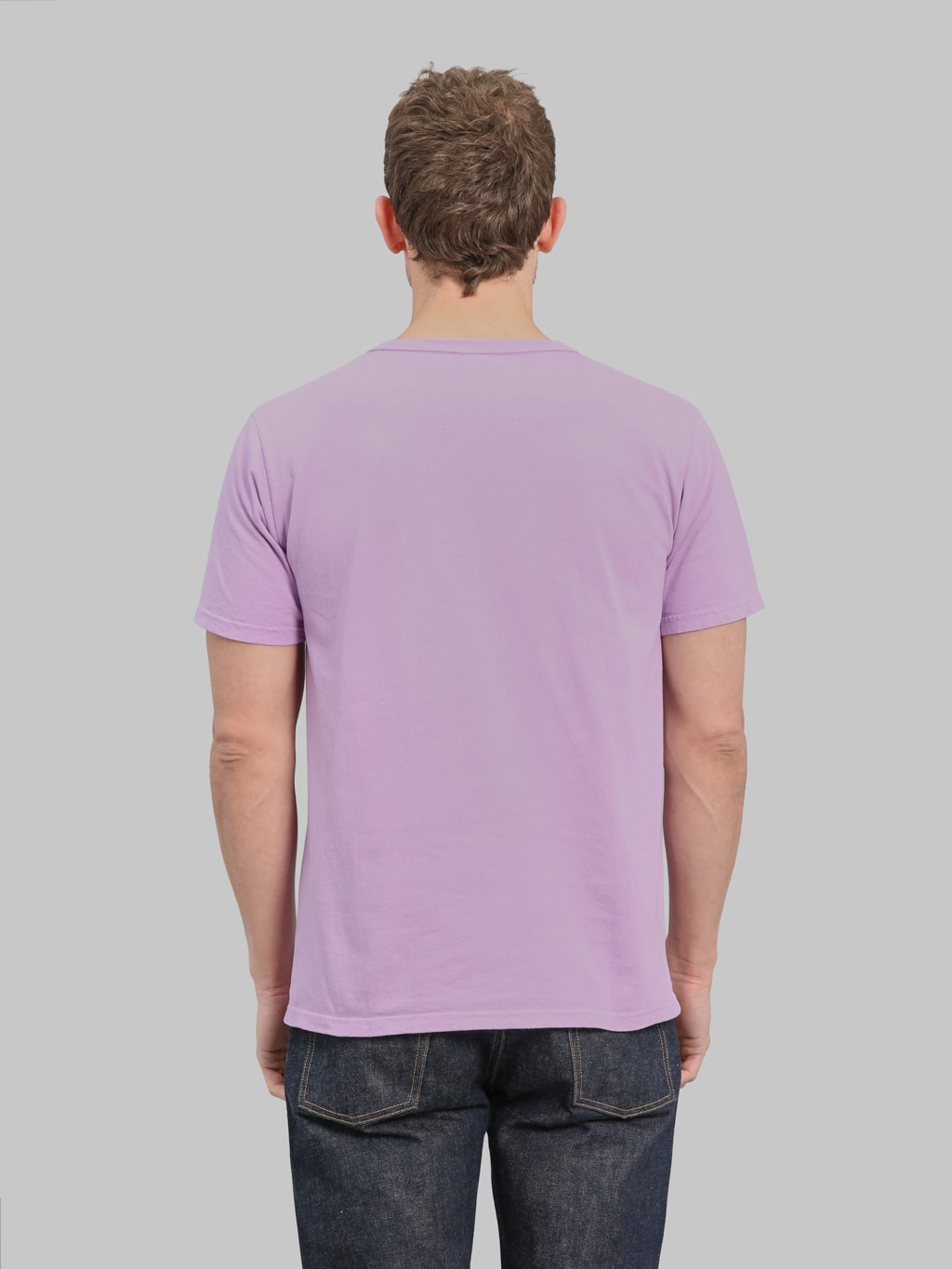 Studio DArtisan 9912 USA Cotton TShirt Purple back fit