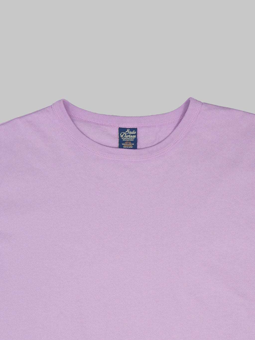 Studio DArtisan 9912 USA Cotton TShirt Purple collar