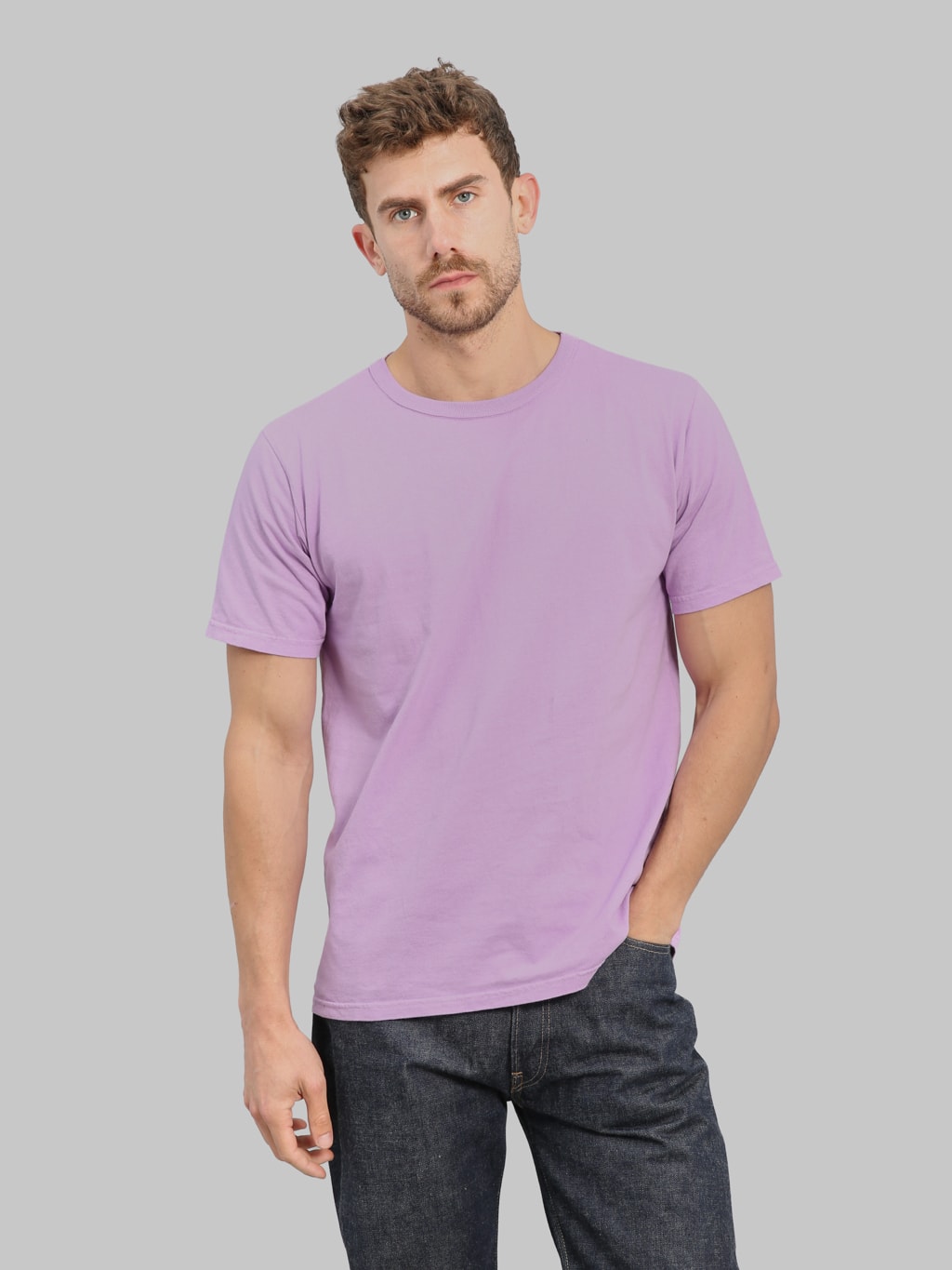 Studio DArtisan 9912 USA Cotton TShirt Purple styled