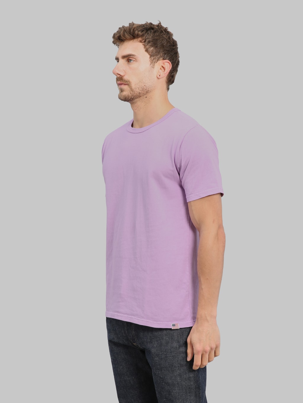 Studio DArtisan 9912 USA Cotton TShirt Purple side fit