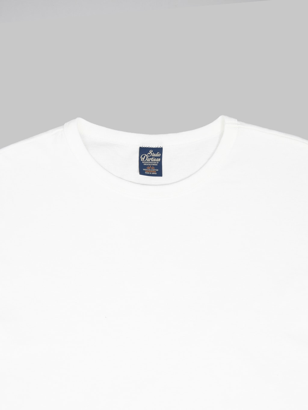 Studio DArtisan 9912 USA Cotton TShirt White interior tag