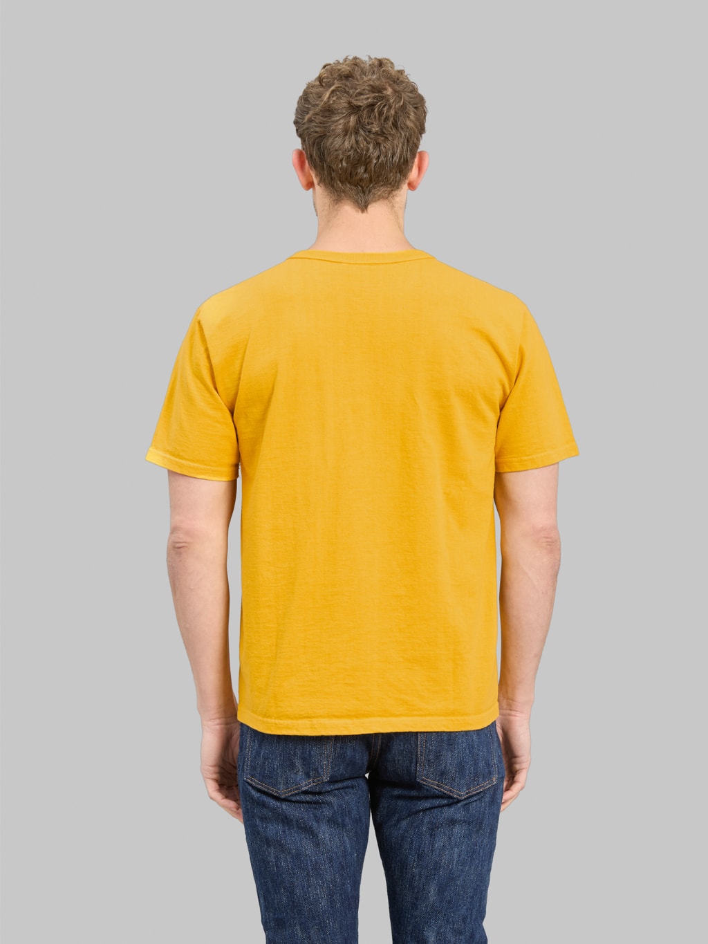 Studio DArtisan 9913 Loopwheel TShirt Yellow back look
