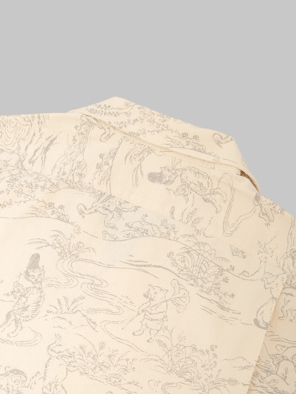 Studio D'Artisan 5736 "Choju-Gija" Open Collar Shirt Ivory