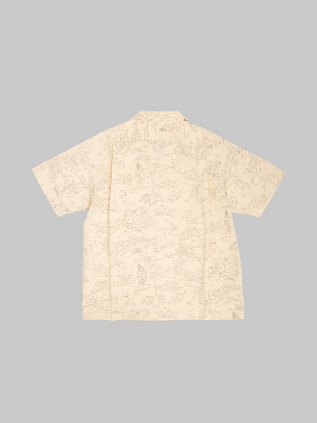 Studio D'Artisan 5736 "Choju-Gija" Open Collar Shirt Ivory