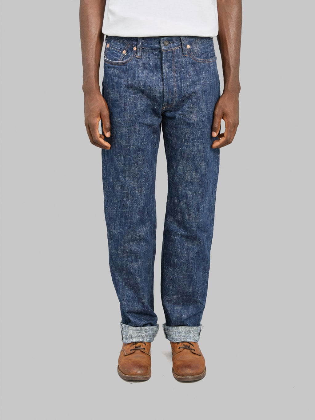 Studio D'Artisan D1894 16oz "SOU-AI Twin Indigo" Regular Straight Jeans