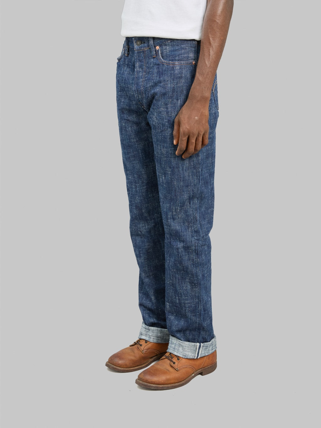 Studio D'Artisan D1894 16oz "SOU-AI Twin Indigo" Regular Straight Jeans