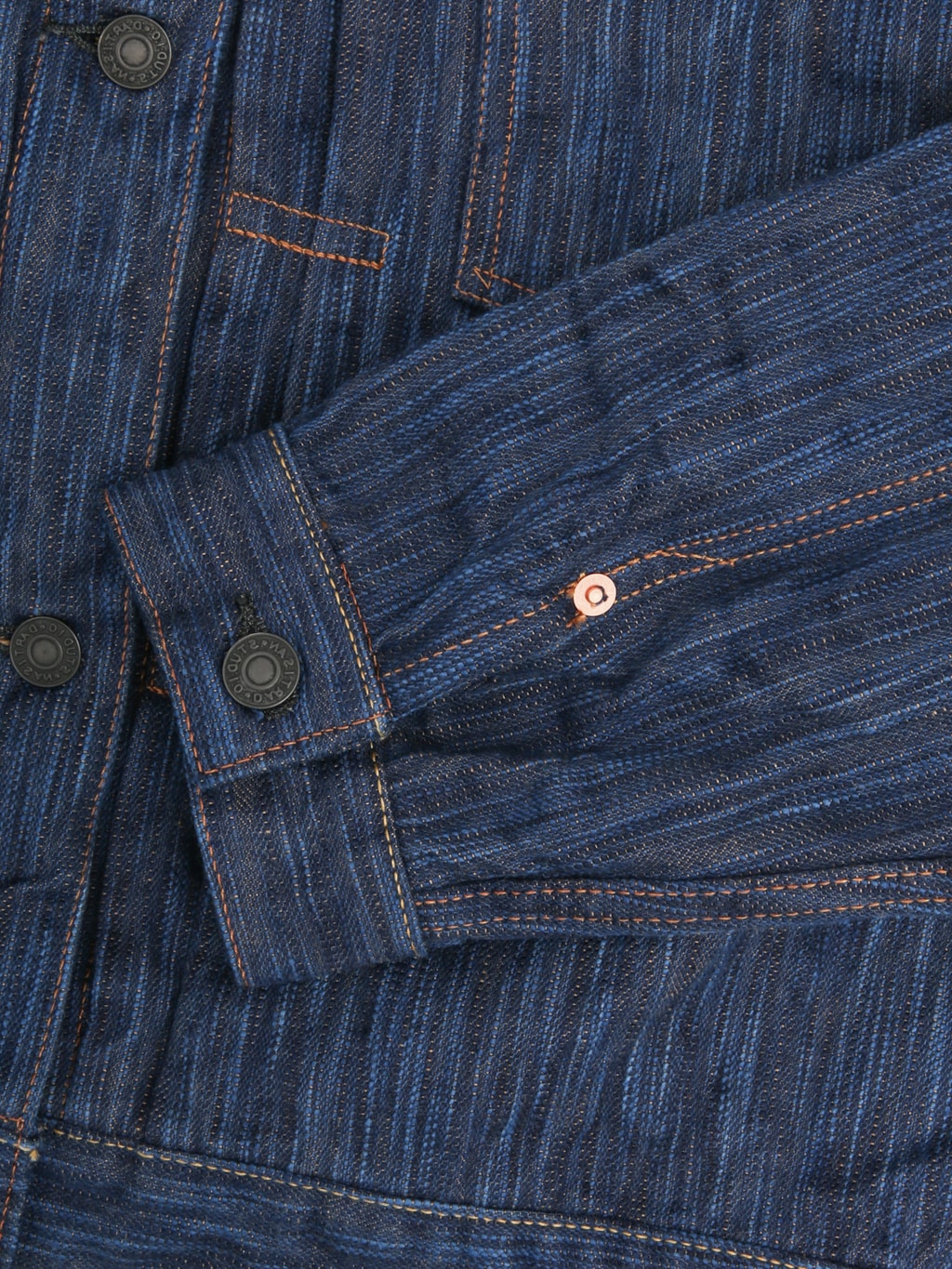 Studio D'Artisan D4615 "Awa Sho-Ai Kakishibu" 15oz Type II Jacket - Redcast Heritage Co.
