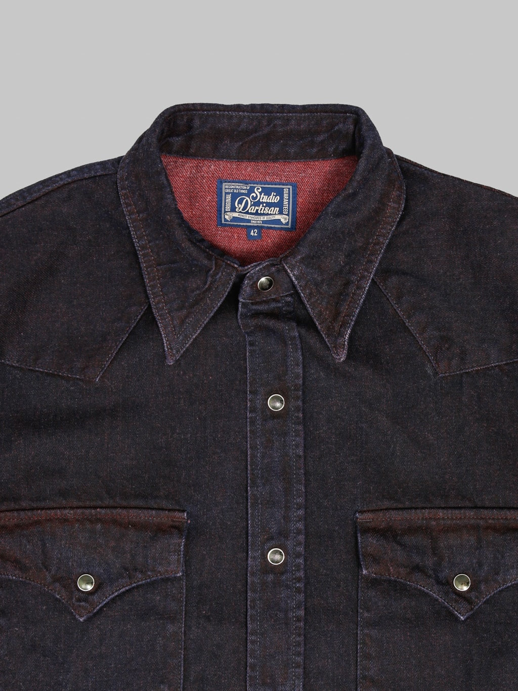 Studio D'Artisan D5727 "Bengara" Western Denim Shirt