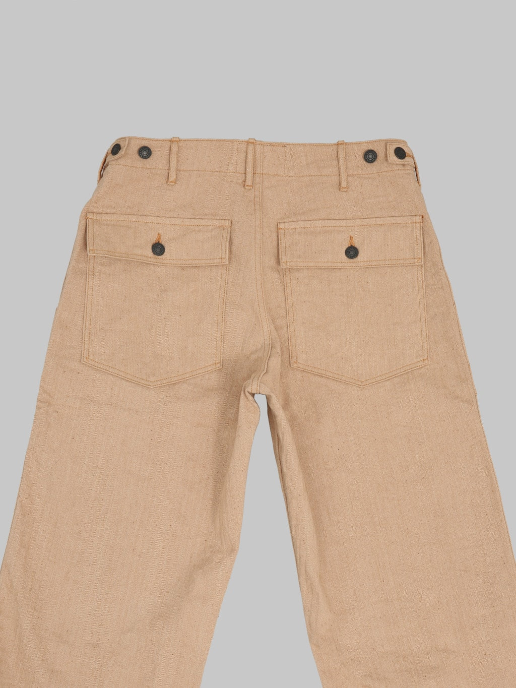Studio DArtisan 1917 Fox Cotton Baker Pants Brown back details