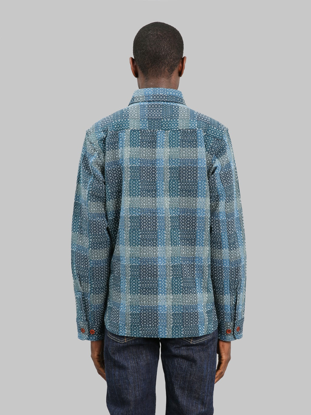 Studio D'Artisan Noragi Sashiko Shirt - Redcast Heritage Co.