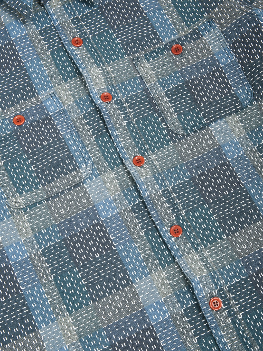 Studio D'Artisan Noragi Sashiko Shirt - Redcast Heritage Co.