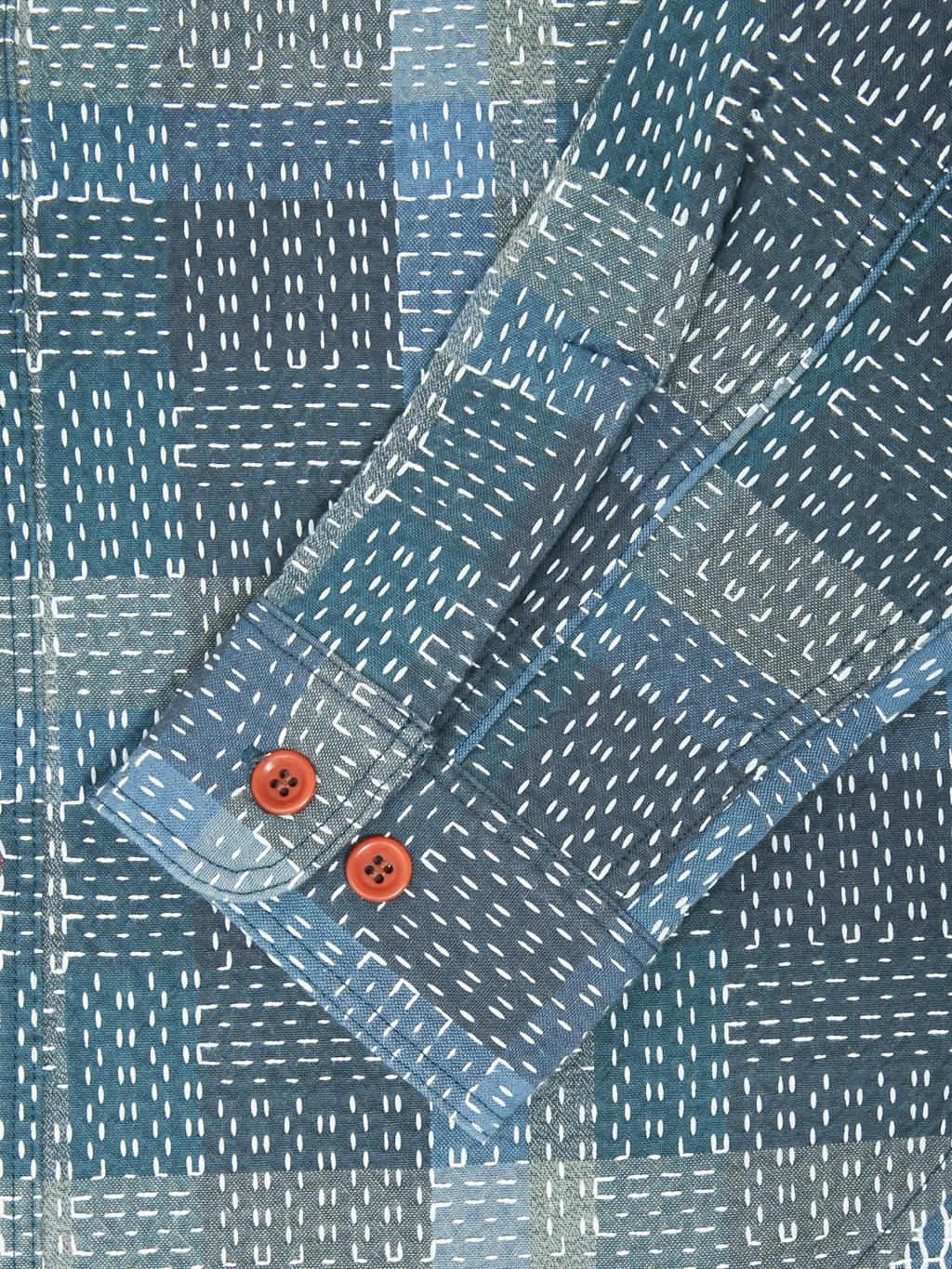 Studio D'Artisan Noragi Sashiko Shirt - Redcast Heritage Co.