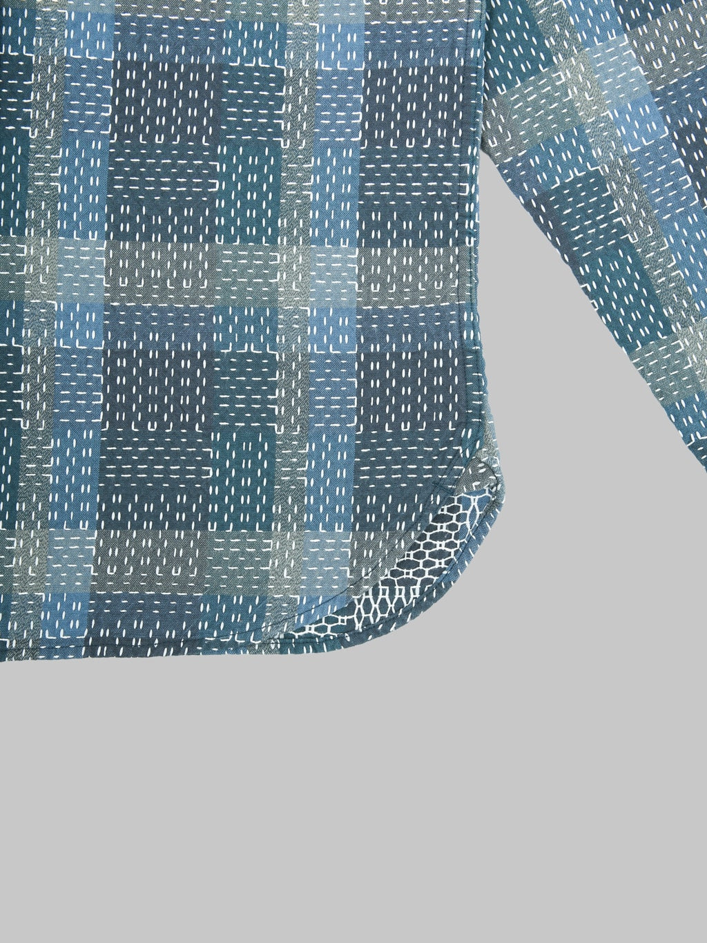 Studio D'Artisan Noragi Sashiko Shirt - Redcast Heritage Co.