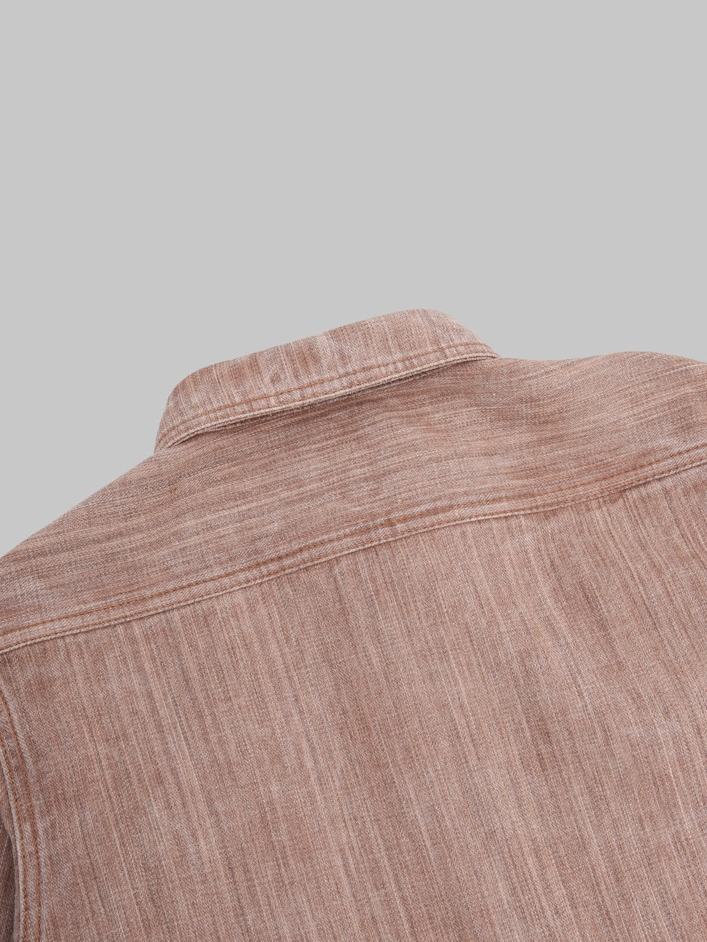 Studio DArtisan D5732 13oz Kakishibu Denim Shirt back collar