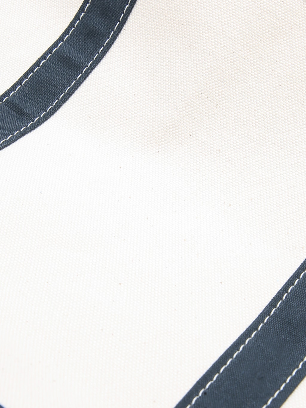 Studio D'Artisan 7575 25oz Canvas Tote Bag Ivory Navy