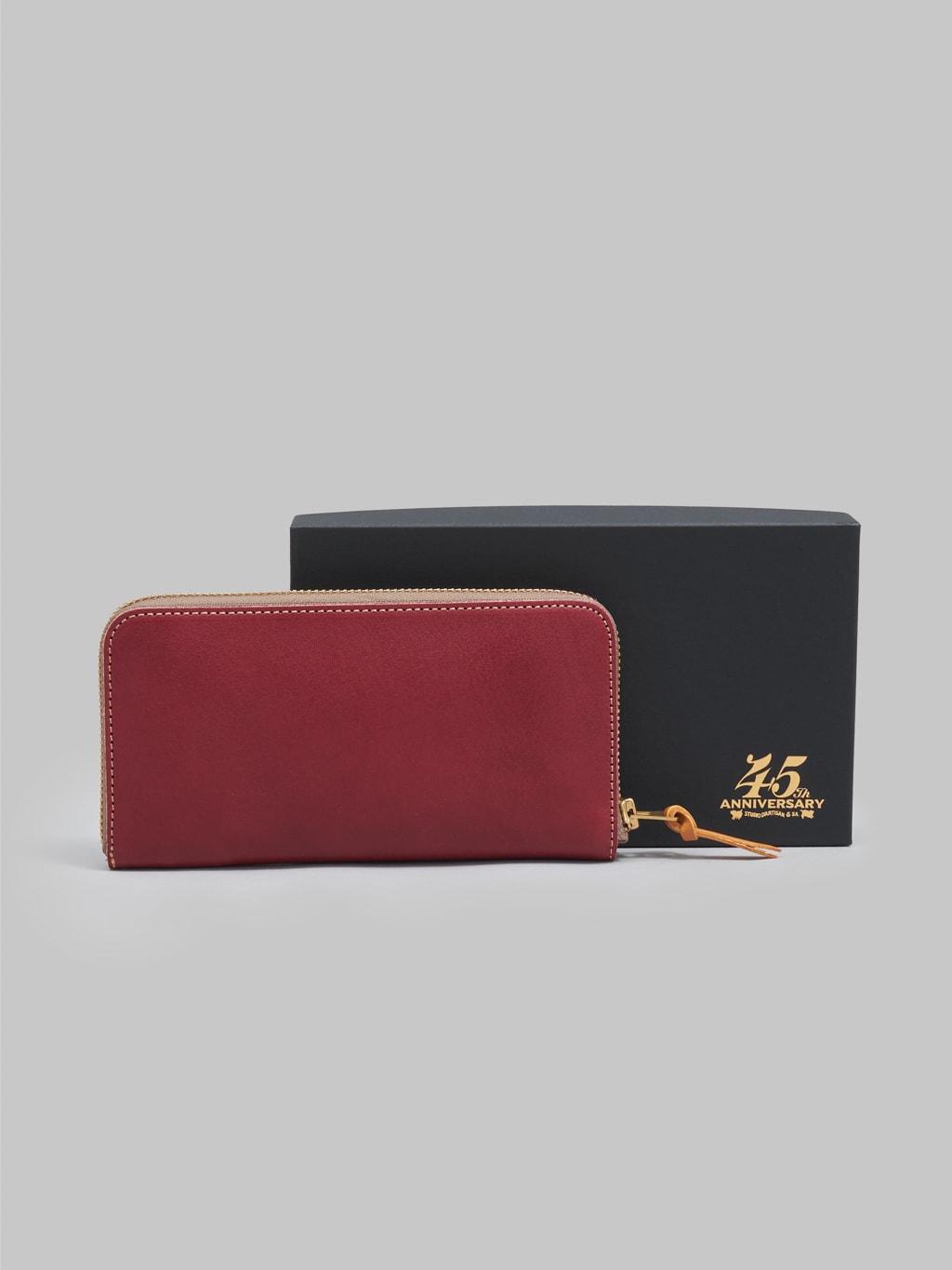 Studio D'Artisan SP-101 45th Anniversary "Hinode"Leather Long Wallet