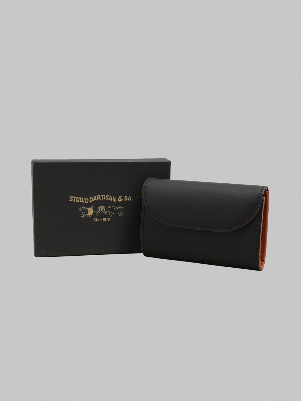 Studio D'Artisan 7576 Leather Wallet Black