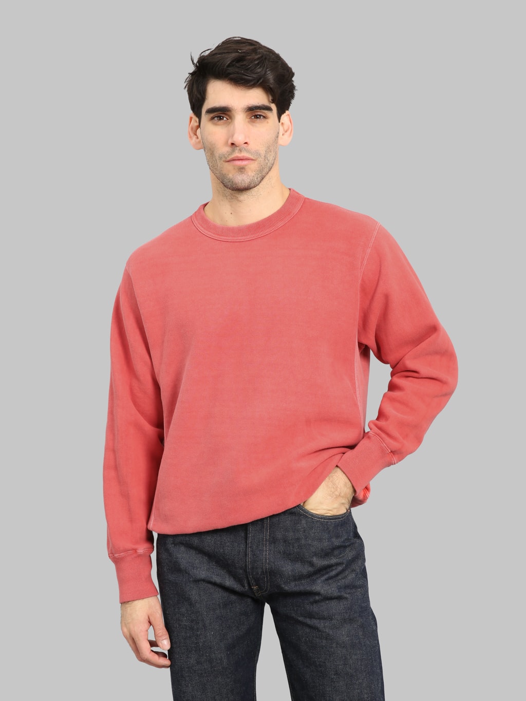 Studio D'Artisan 8185 Bengara Loopwheel Reverse Weave Sweatshirt