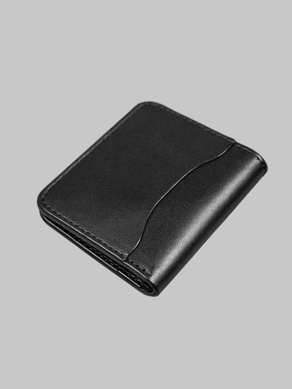 Studio Dartisan black  leather mini wallet back view