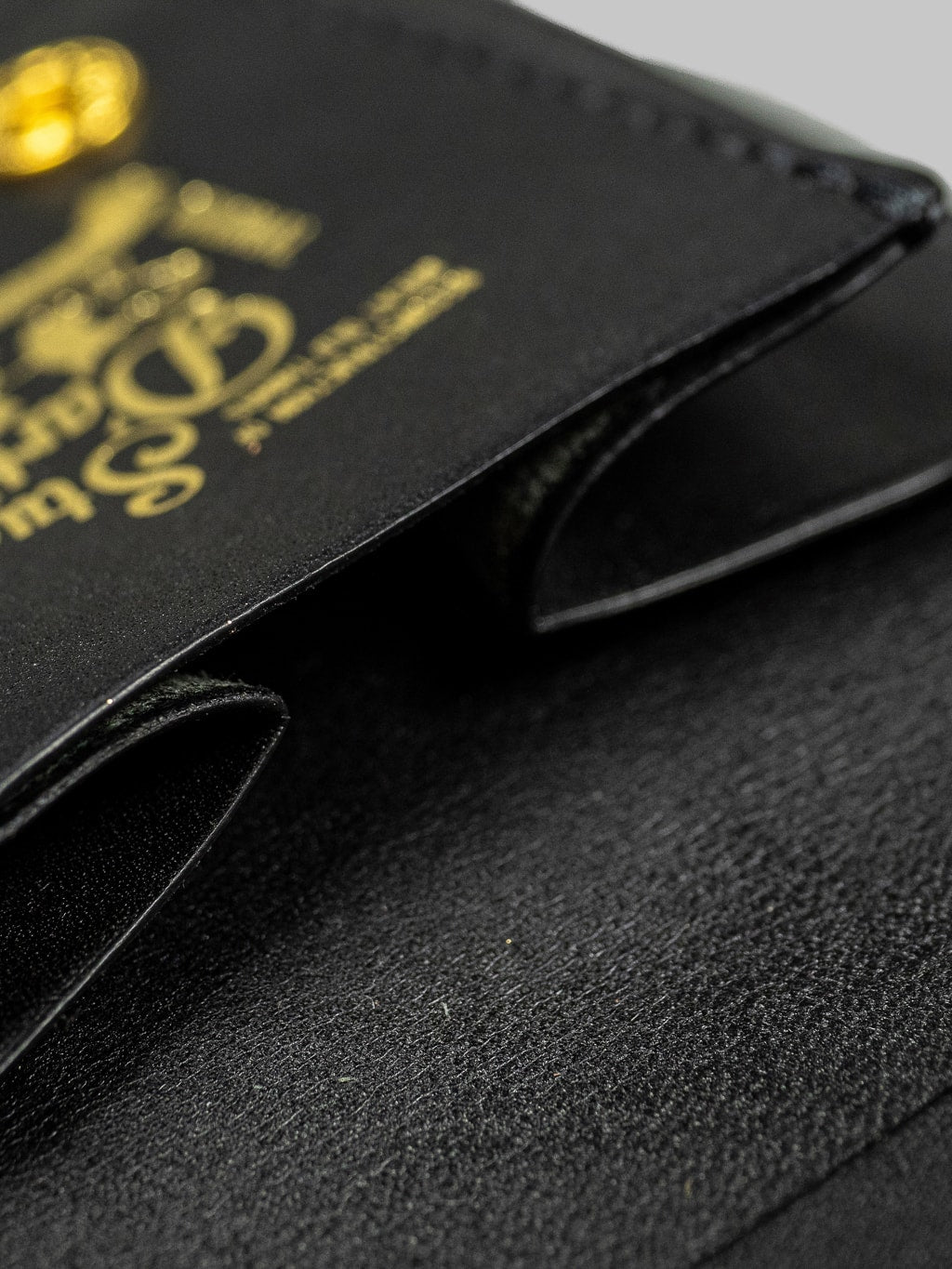 Studio Dartisan black  leather mini wallet coin pocket