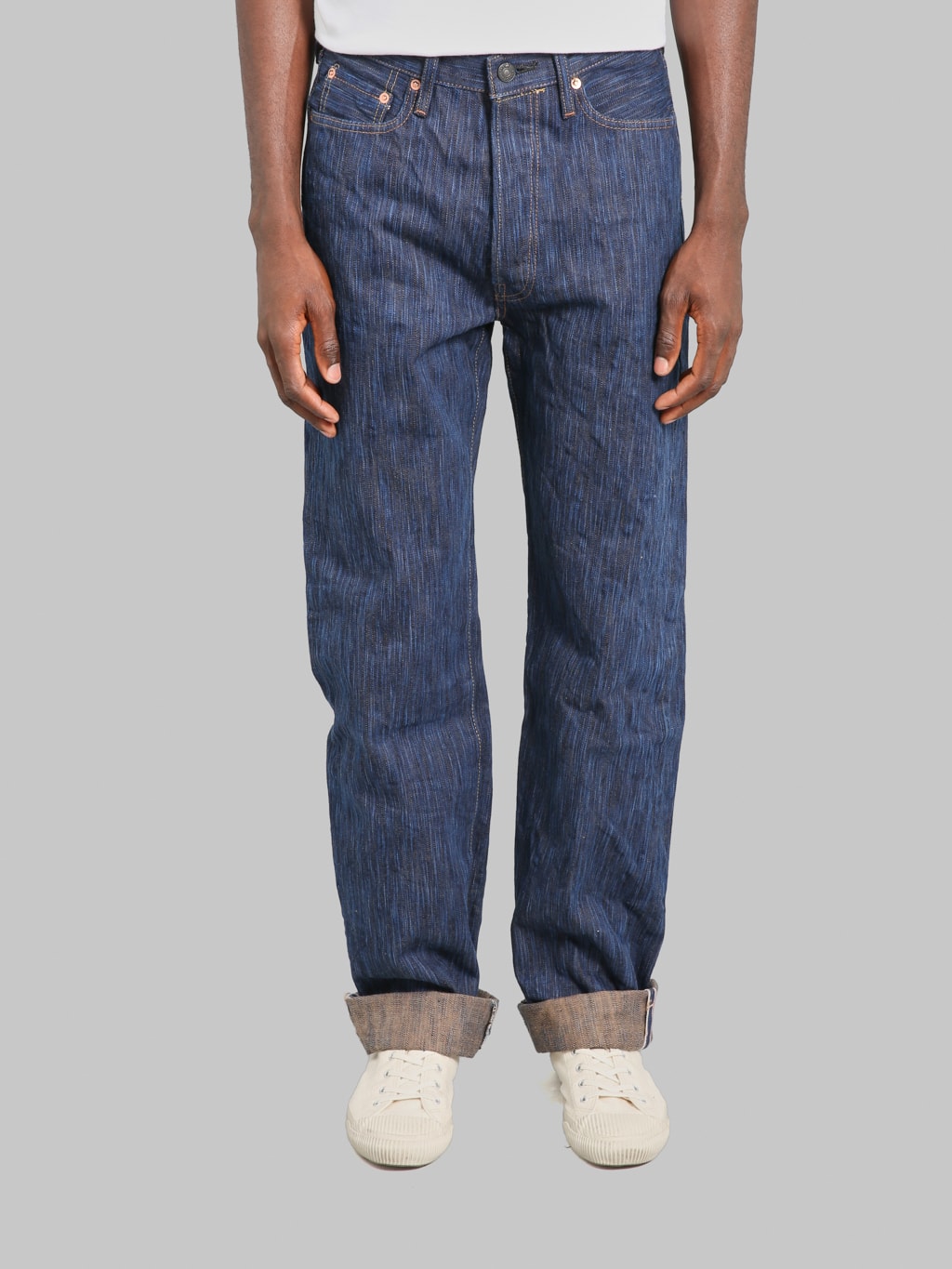 Studio D'Artisan D1905 15oz "Awa Sho-Ai Kakishibu" Regular Straight Jeans