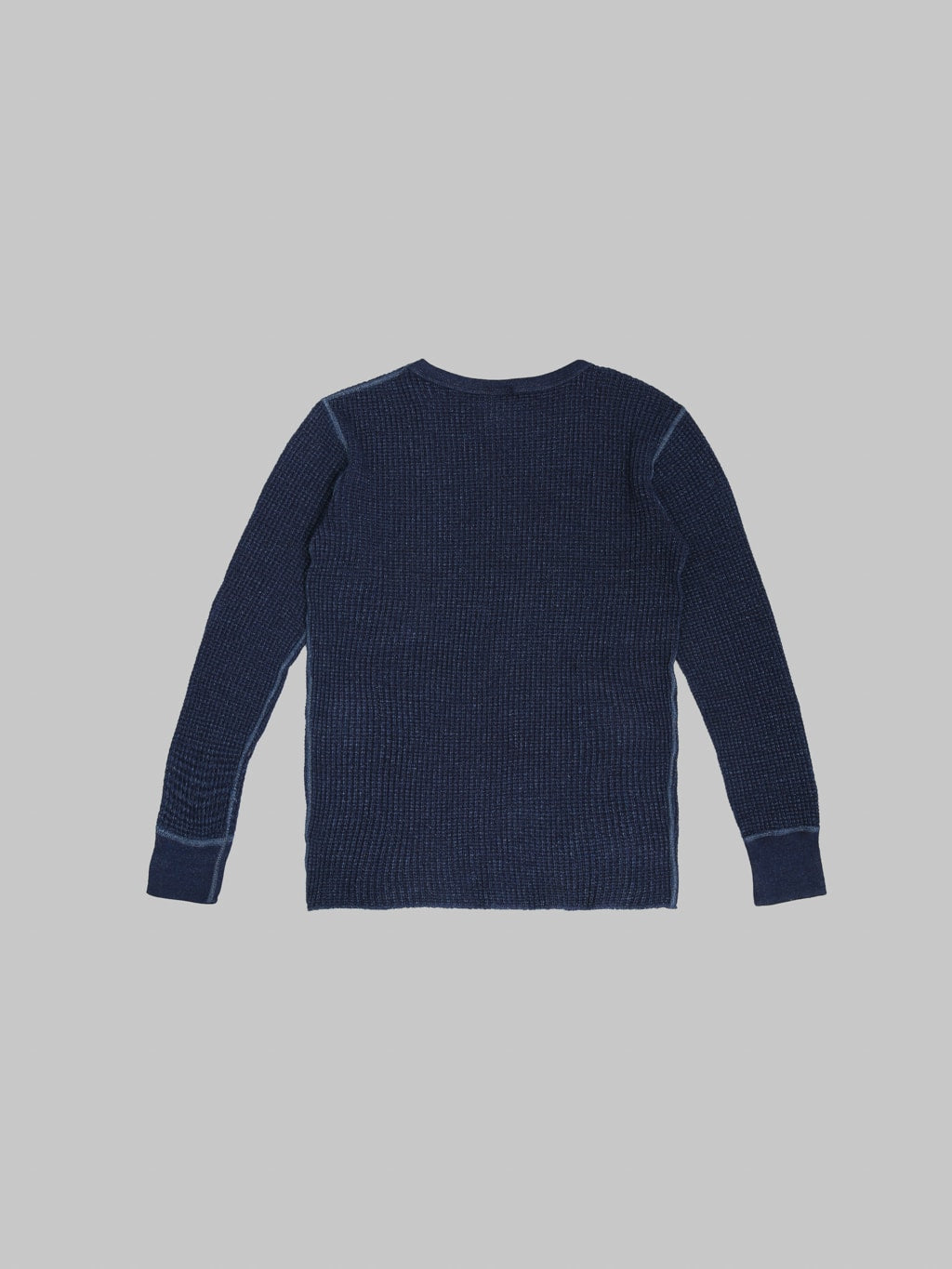 Studio DArtisan 8191 Indigo Dyed Heavy Thermal TShirt back