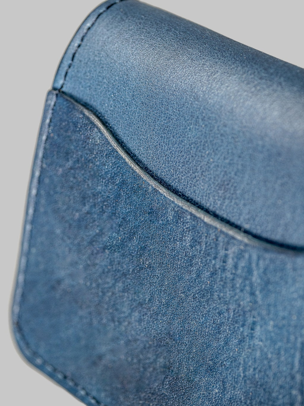 Studio Dartisan indigo leather mini wallet back pocket