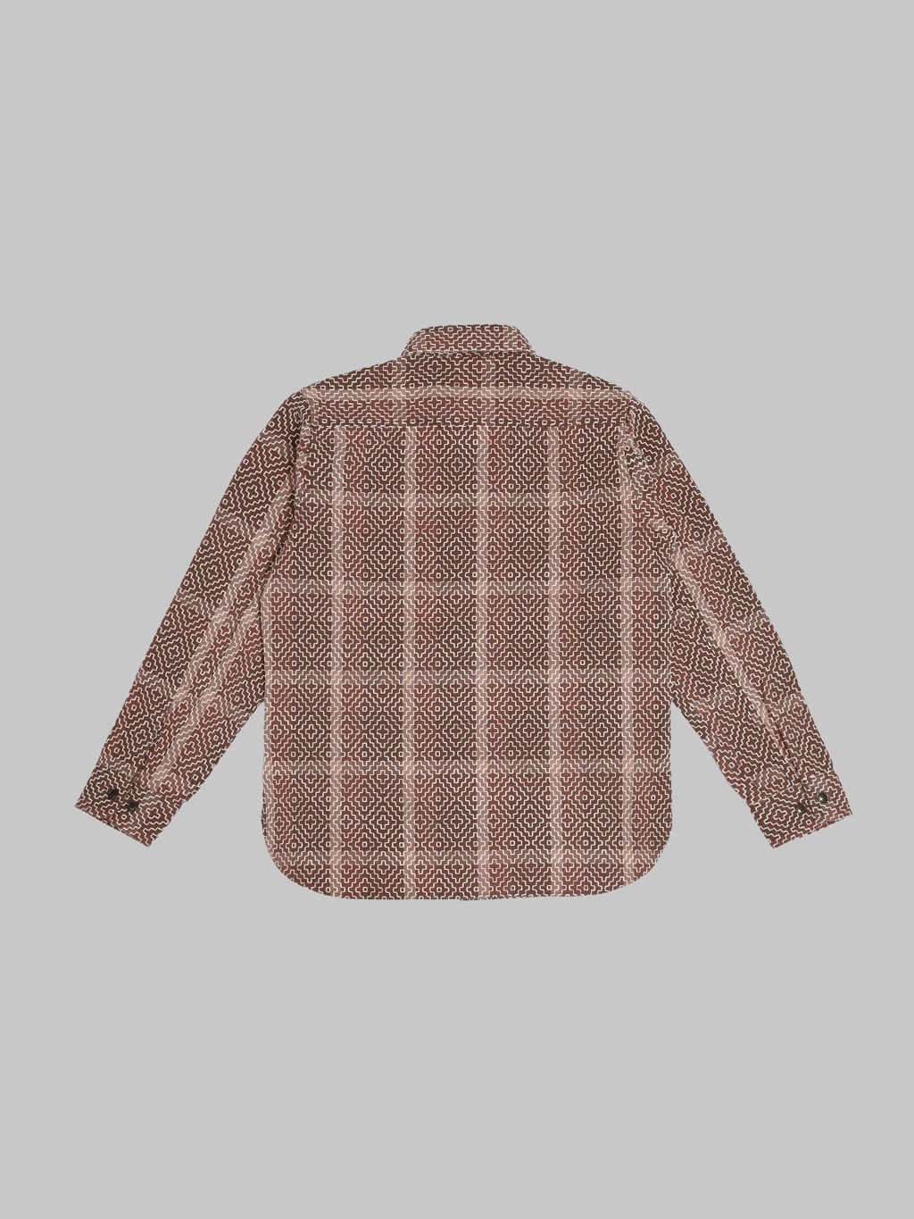 Studio D'Artisan 5726 Kakishibu Noragi Sashiko Shirt