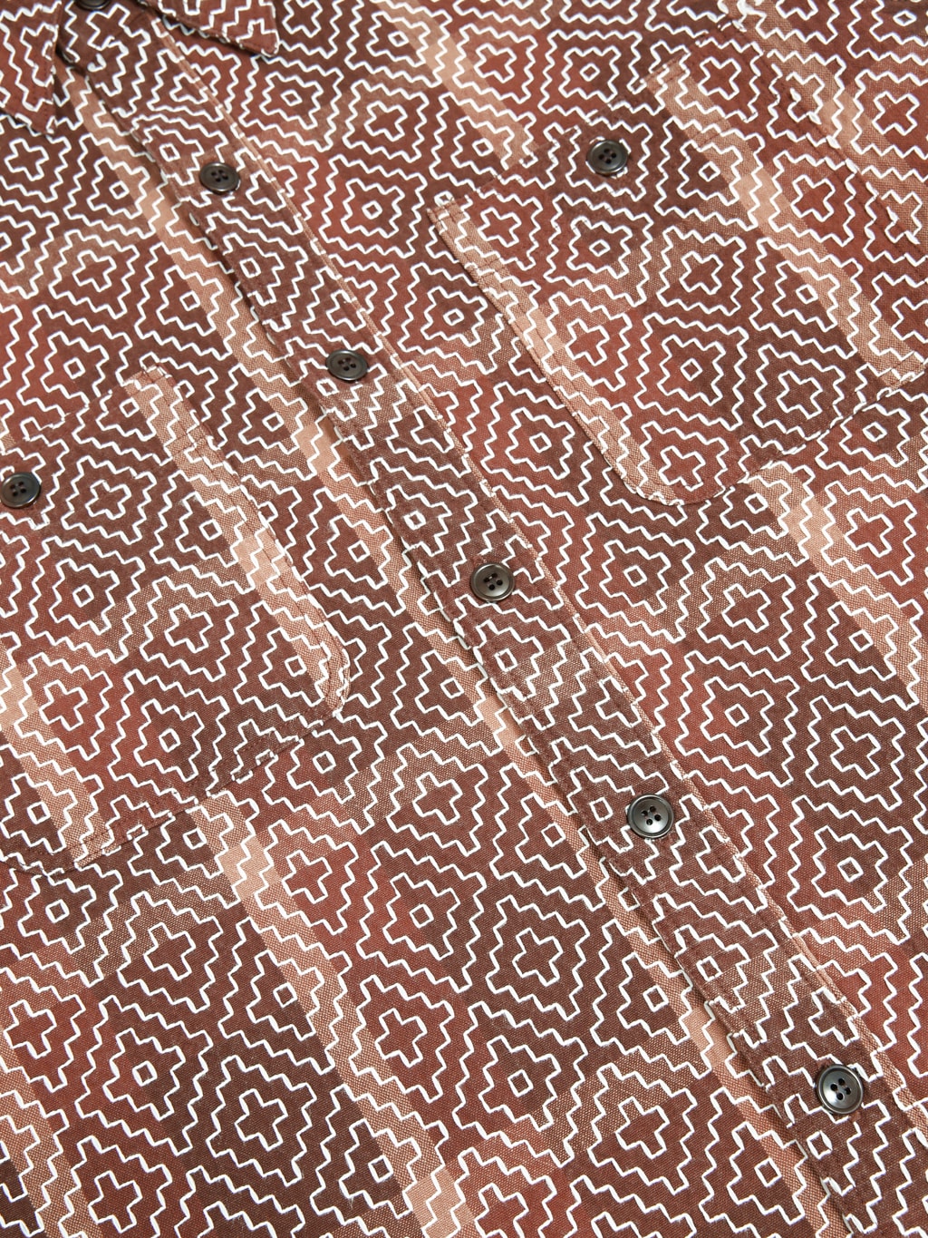 Studio D'Artisan 5726 Kakishibu Noragi Sashiko Shirt