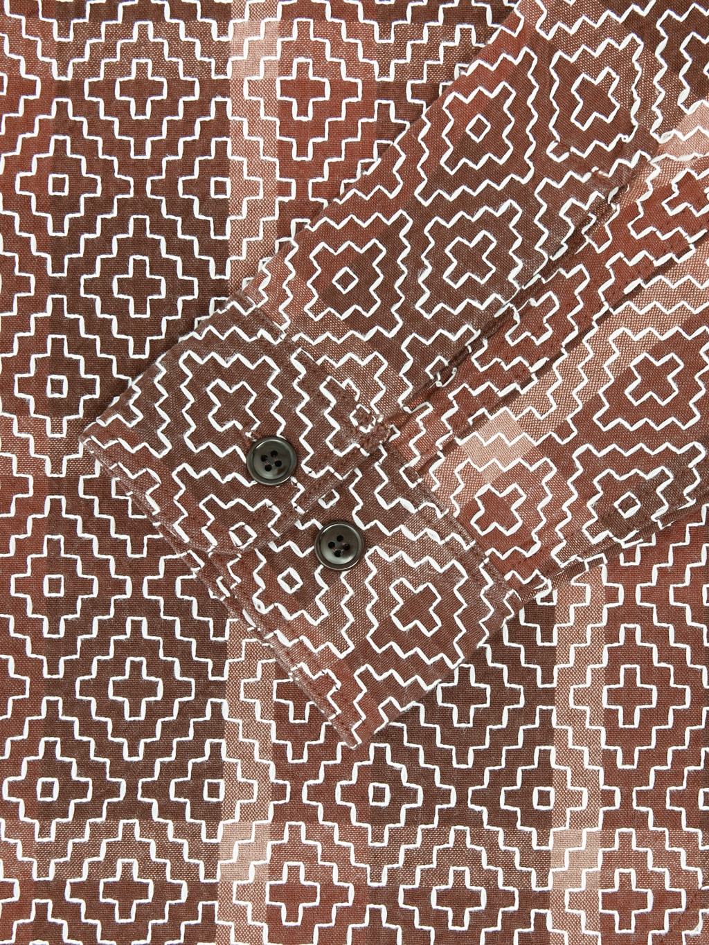 Studio D'Artisan 5726 Kakishibu Noragi Sashiko Shirt