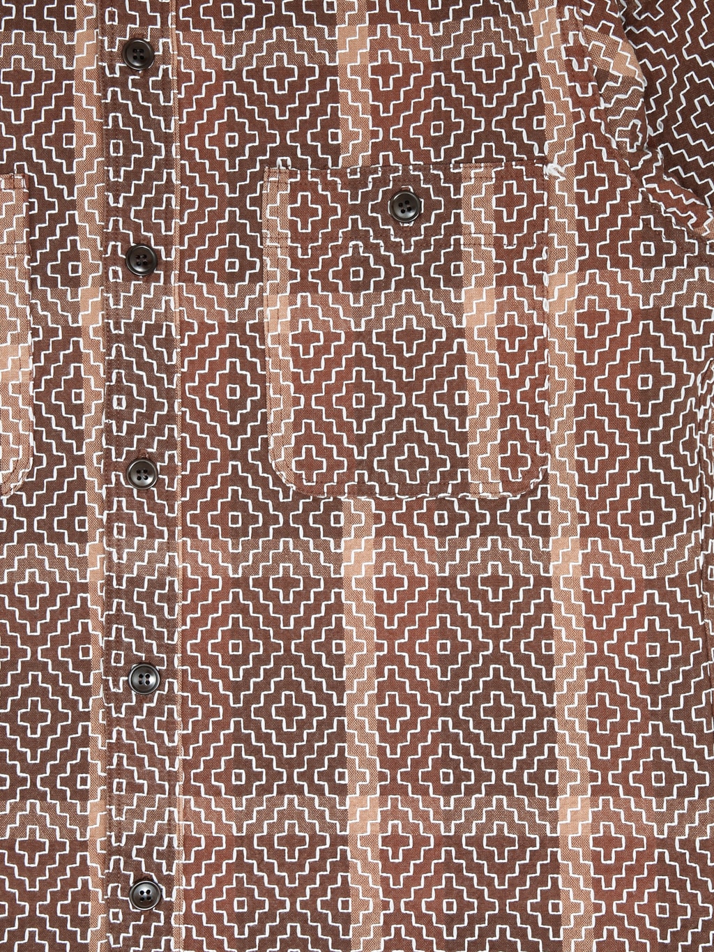 Studio D'Artisan 5726 Kakishibu Noragi Sashiko Shirt