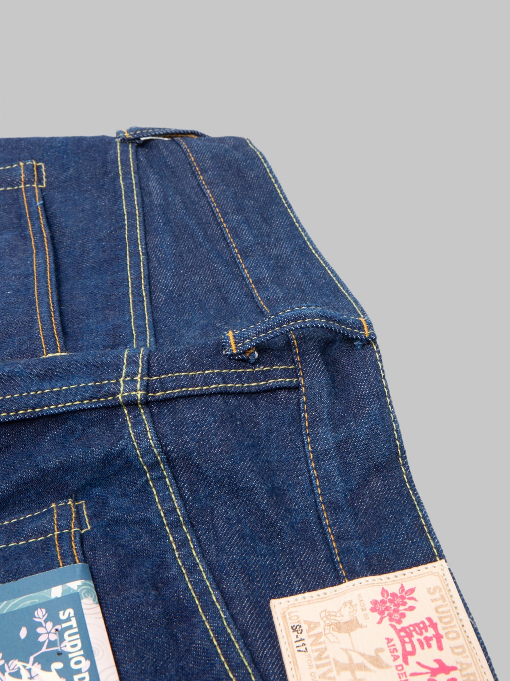 Studio DArtisan SP117 Ai Sa Sakura 45th Anniversary Tapered Jeans belt loop