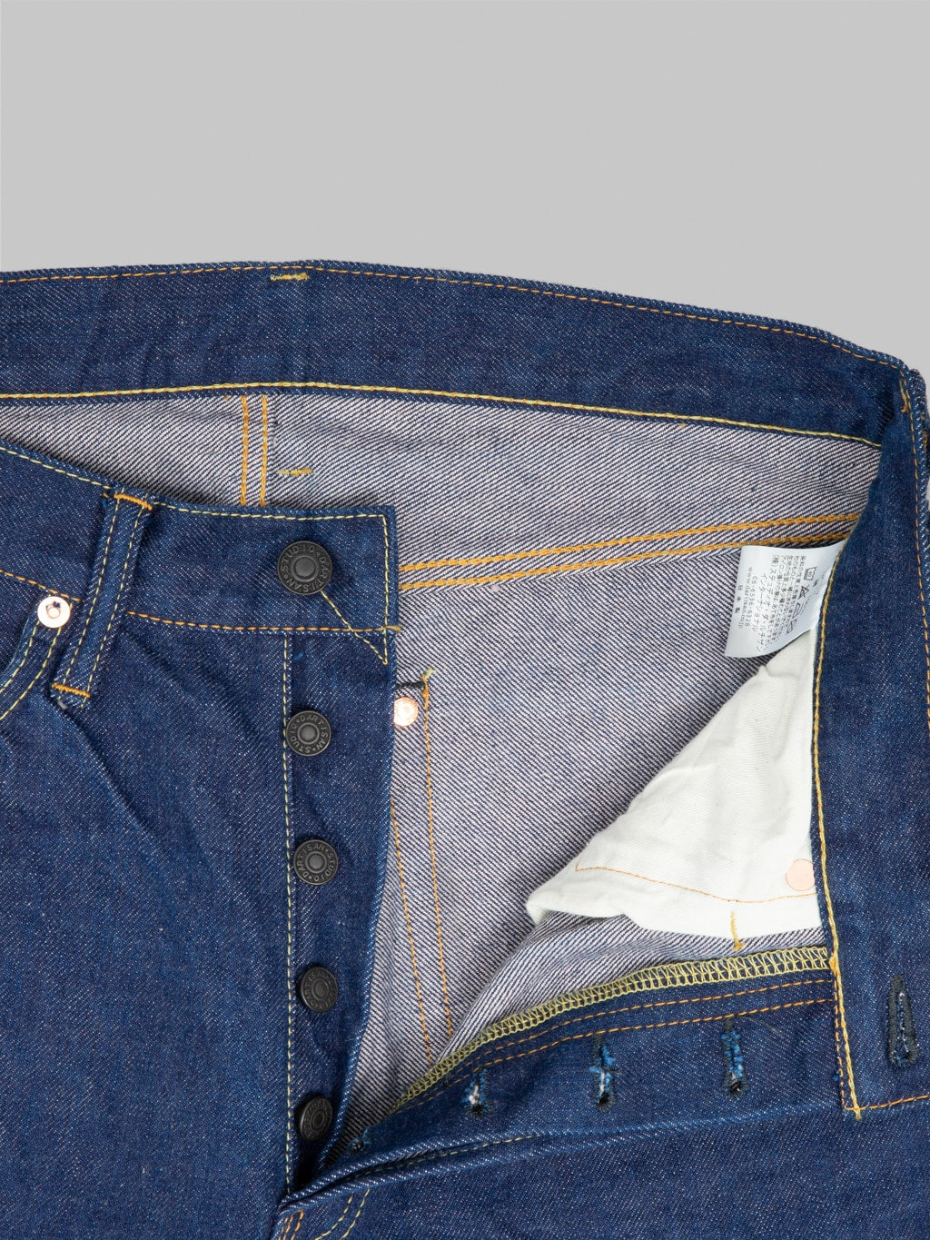 Studio DArtisan SP117 Ai Sa Sakura 45th Anniversary Tapered Jeans interior fabric