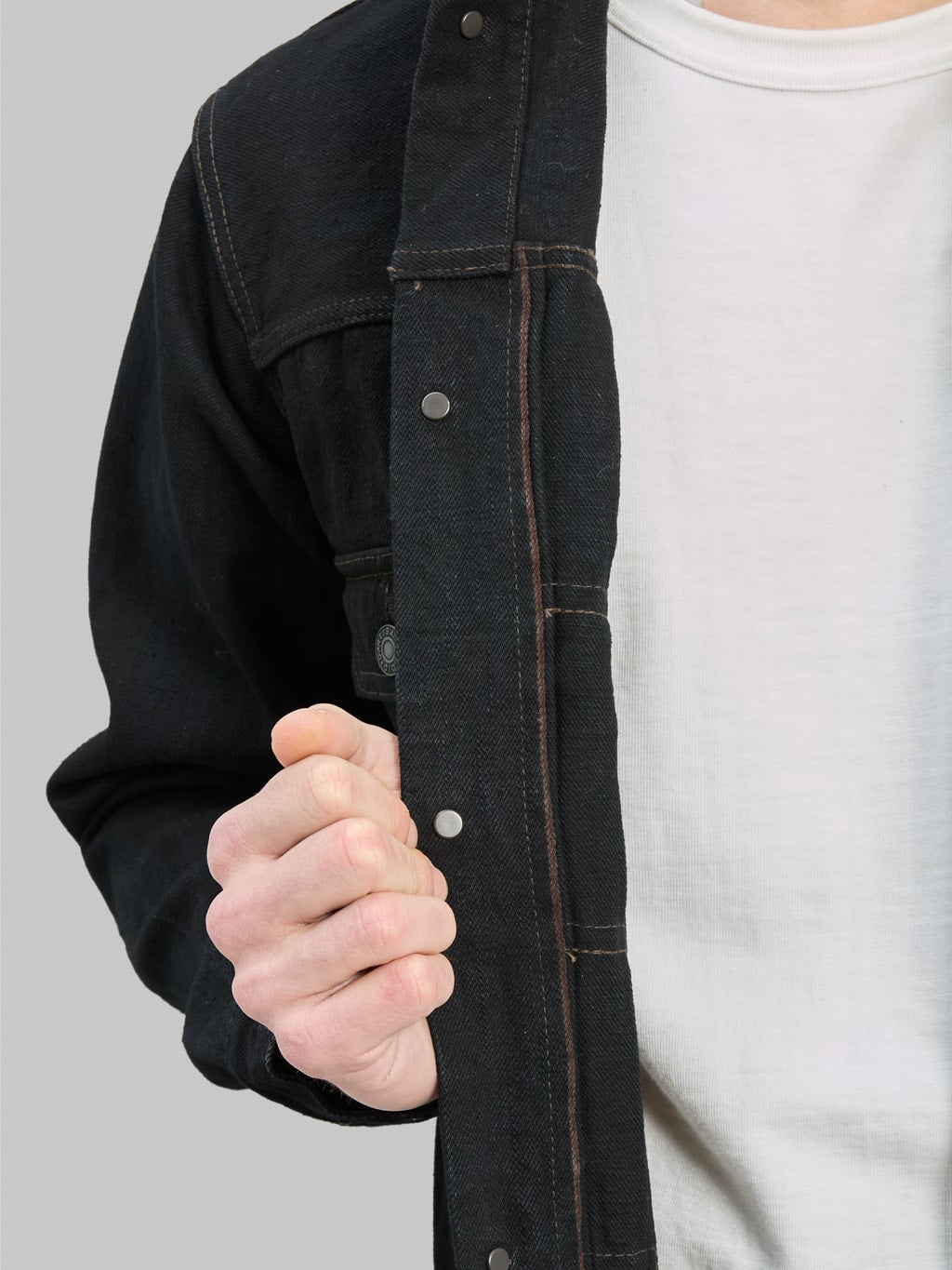 Studio Dartisan SP121 Amami Dorozome 45th Anniversary Type 2 Jacket selvedge interior