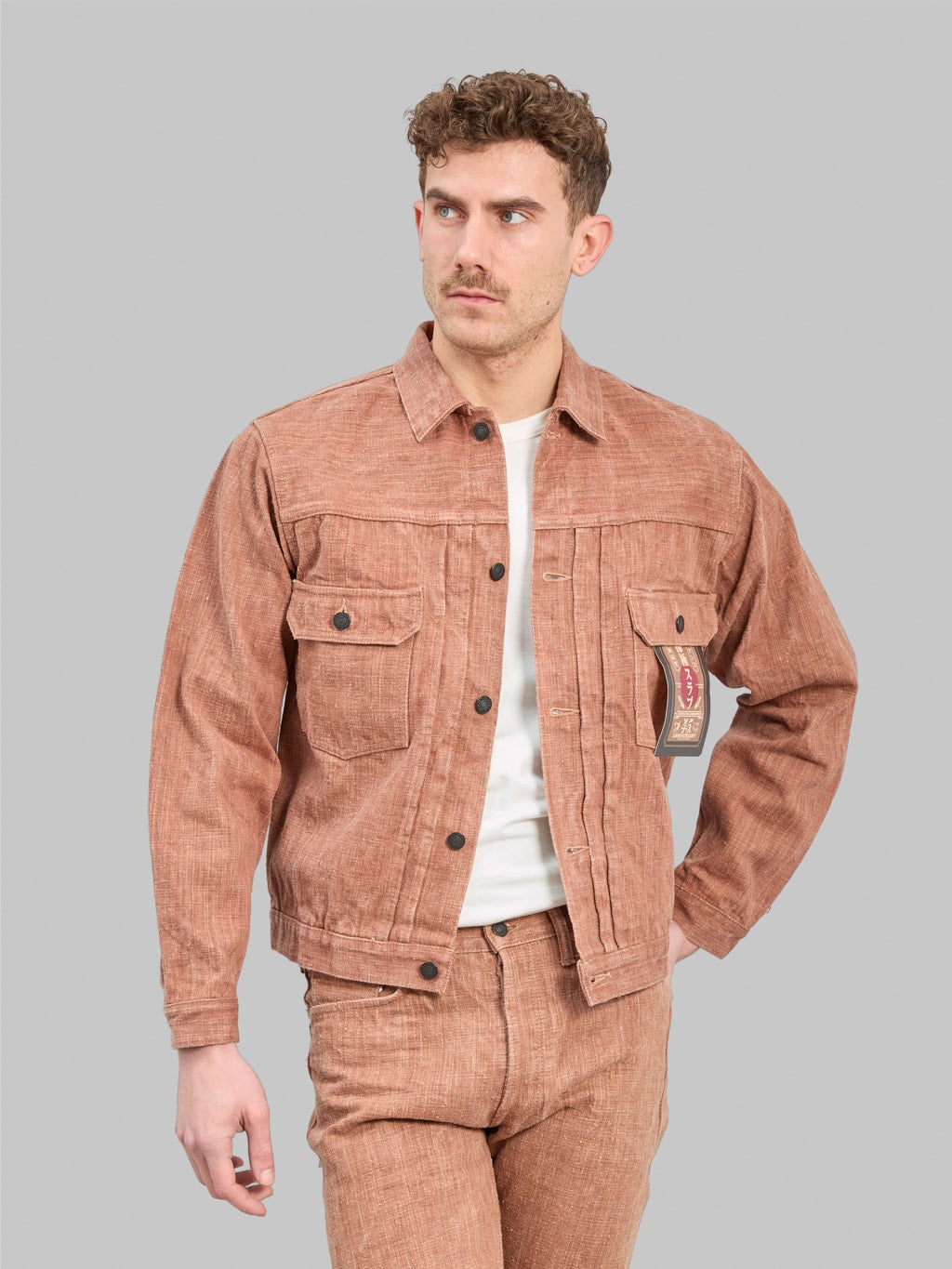 Studio Dartisan SP109 Extreme Denim 45th Anniversary Kakishibu Type2 Jacket styled