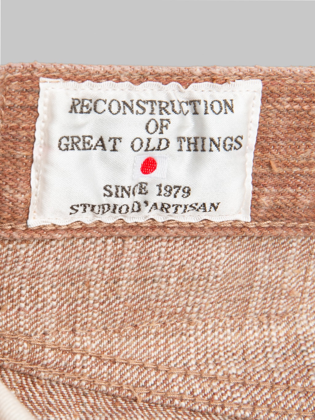 Studio DArtisan Extreme Denim 45th Anniversary Kakishibu Regular Straight Jeans interior tag