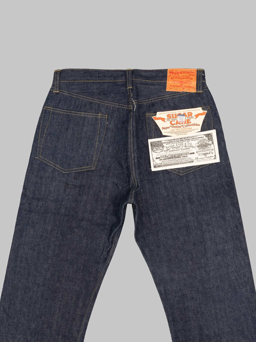 Sugar Cane 1940 Super "Denim" Collectibles #50 13.5oz Blue Denim Waist Overalls