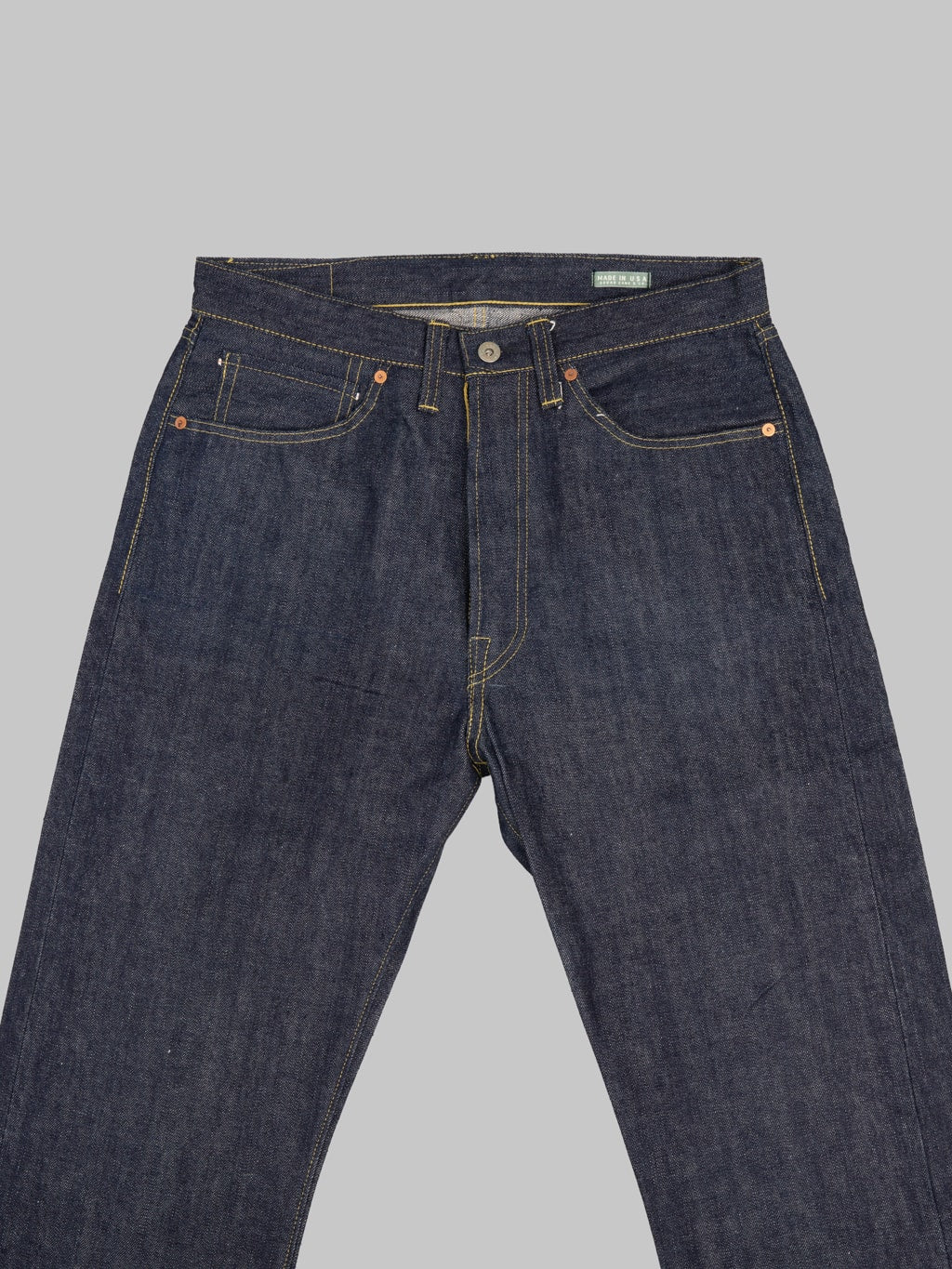 Sugar Cane 1940 Super "Denim" Collectibles #50 13.5oz Blue Denim Waist Overalls