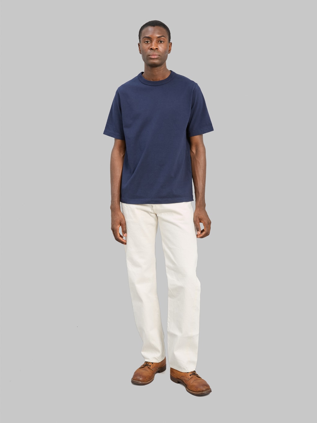 Sugar Cane 1947 Model White 13oz Regular Straight Jeans front look